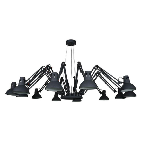 Подвесная люстра Arte Lamp Ragno A2043SP-12BK Подвесная люстра Arte Lamp Ragno A2043SP-12BK