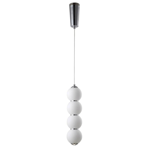 Подвесной светодиодный светильник Crystal Lux Desi SP4 Chrome/White Подвесной светодиодный светильник Crystal Lux Desi SP4 Chrome/White