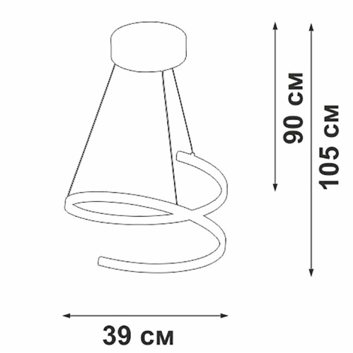 Подвесной светильник Vitaluce V30440-1/1S Подвесной светильник Vitaluce V30440-1/1S