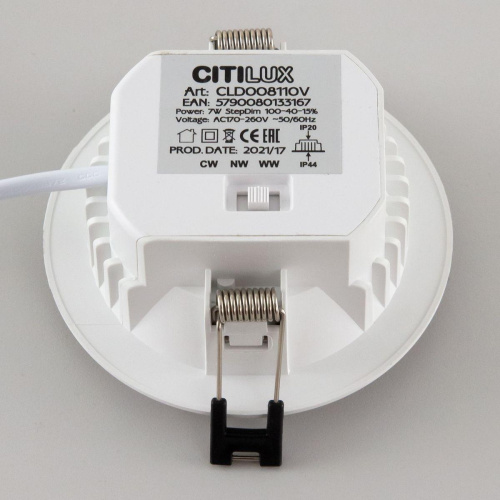 Встраиваемый светодиодный светильник Citilux Акви CLD008110V Встраиваемый светодиодный светильник Citilux Акви CLD008110V