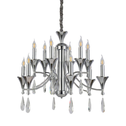 Подвесная люстра Lumina Deco Libero LDP 1230-12 CHR Подвесная люстра Lumina Deco Libero LDP 1230-12 CHR