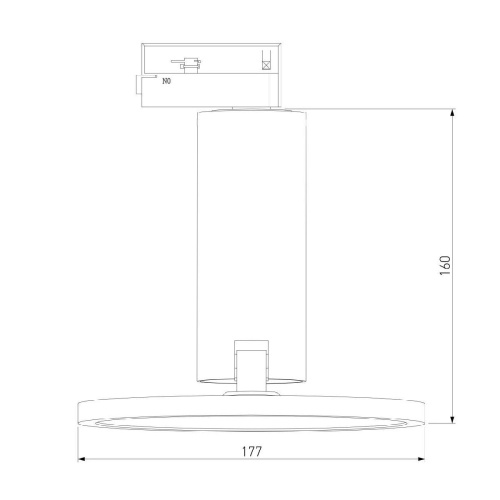 Трековый светодиодный светильник Elektrostandard Brain LTB50 12W 4200K черный a047378 Трековый светодиодный светильник Elektrostandard Brain LTB50 12W 4200K черный a047378