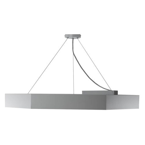 Подвесной светодиодный cветильник Geometria ЭРА Hexagon SPO-121-W-40K-038 38Вт 4000К белый Б0050550 Подвесной светодиодный cветильник Geometria ЭРА Hexagon SPO-121-W-40K-038 38Вт 4000К белый Б0050550