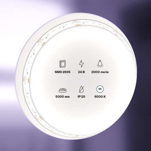 Светодиодная лента Maytoni Technical 20W/m 180LED/m 2835SMD холодный белый 5M 10156 Светодиодная лента Maytoni Technical 20W/m 180LED/m 2835SMD холодный белый 5M 10156