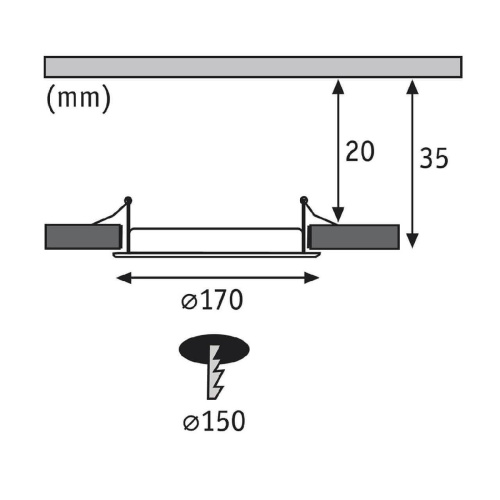 Встраиваемый светодиодный светильник Paulmann Quality Line Panel 92074