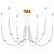 Подвесная люстра Odeon Light MONELLA 6639/70L Подвесная люстра Odeon Light MONELLA 6639/70L