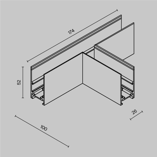 Коннектор T-образный Maytoni Technica Exility Busbur TRA034CT-41B Коннектор T-образный Maytoni Technica Exility Busbur TRA034CT-41B