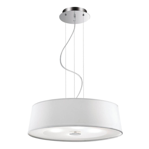 Подвесной светильник Ideal Lux Hilton SP4 Round Bianco 075501 Подвесной светильник Ideal Lux Hilton SP4 Round Bianco 075501