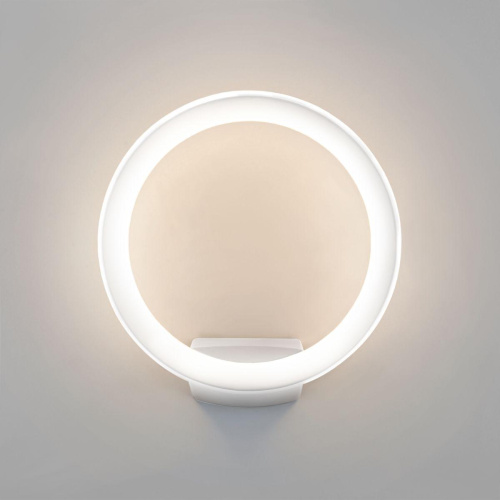 Уличный настенный светодиодный светильник Elektrostandard Ring 1710 Techno Led белый a054931 Уличный настенный светодиодный светильник Elektrostandard Ring 1710 Techno Led белый a054931