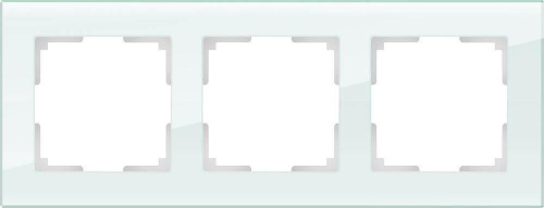 Рамка Werkel Favorit на 3 поста натуральное стекло WL01-Frame-03 4690389060182 Рамка Werkel Favorit на 3 поста натуральное стекло WL01-Frame-03 4690389060182