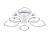 Потолочная светодиодная люстра Ambrella light Original FA516