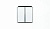 Клавиша для 2-клавишного механизма выключатель+переключатель арт.8142, серия SKY, цвет альпийский белый