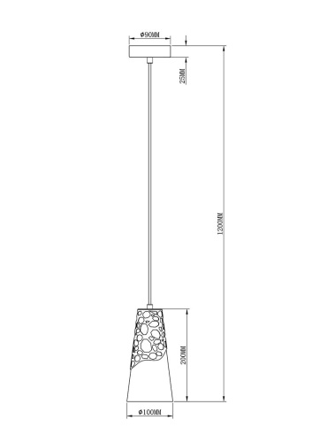 Подвесной светильник Moderli Natali V2820-1P Подвесной светильник Moderli Natali V2820-1P