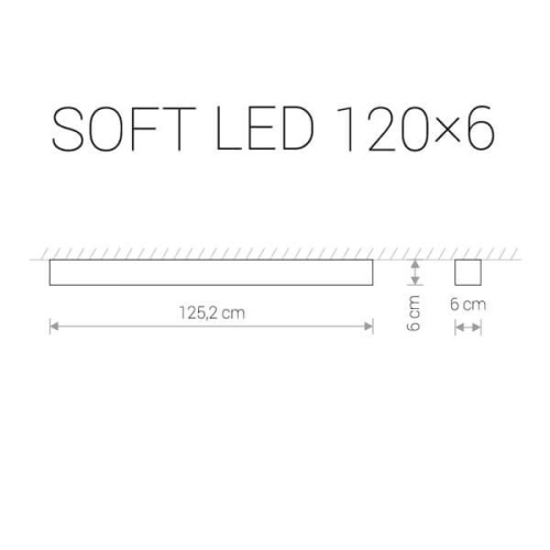 Потолочный светодиодный светильник Nowodvorski Soft Led 9535 Потолочный светодиодный светильник Nowodvorski Soft Led 9535