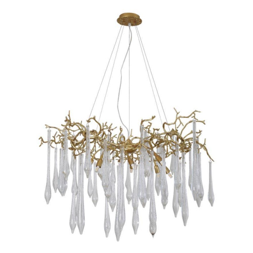Подвесная люстра Crystal Lux Reina SP8 D1000 Gold Pearl Подвесная люстра Crystal Lux Reina SP8 D1000 Gold Pearl