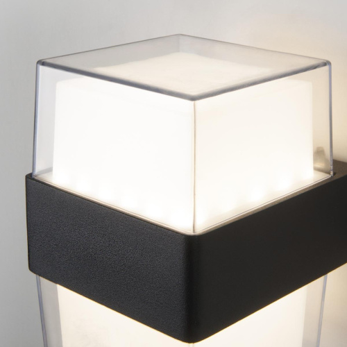 Уличный настенный светодиодный светильник Elektrostandard 1519 Techno LED Maul чёрный a048170 Уличный настенный светодиодный светильник Elektrostandard 1519 Techno LED Maul чёрный a048170