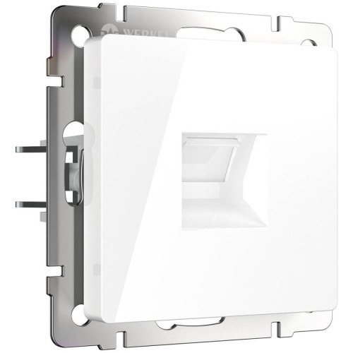 Телефонная розетка Werkel RJ-11 белый WL01-RJ-11 4690389045646 Телефонная розетка Werkel RJ-11 белый WL01-RJ-11 4690389045646