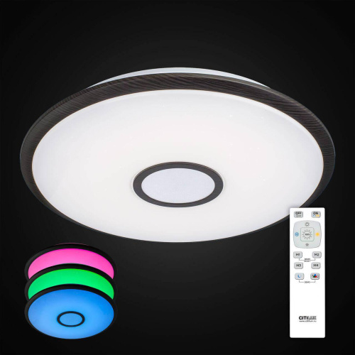 Потолочный светодиодный светильник Citilux СтарЛайт CL70385RGB Потолочный светодиодный светильник Citilux СтарЛайт CL70385RGB