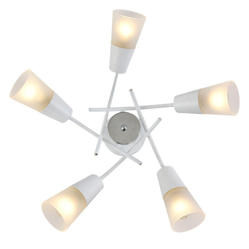 Потолочная люстра Escada Calla 1109/5P White Потолочная люстра Escada Calla 1109/5P White