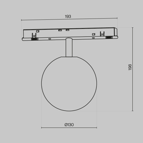 Трековый светильник Technical TR038-2-5W4K Трековый светильник Technical TR038-2-5W4K