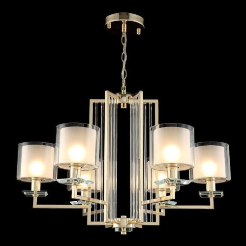Подвесная люстра Crystal Lux Nicolas SP-PL6 Gold/White Подвесная люстра Crystal Lux Nicolas SP-PL6 Gold/White