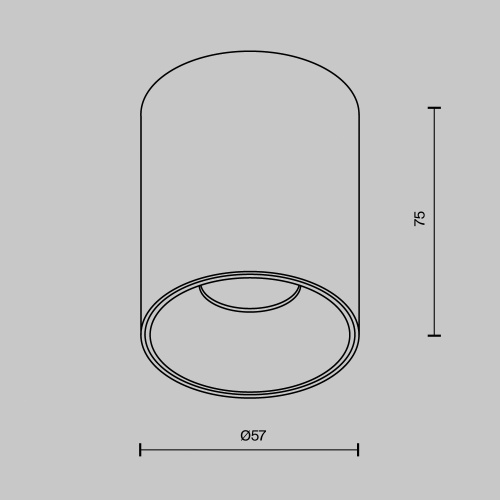Потолочный светильник Technical C064CL-8W4K-RD-B Потолочный светильник Technical C064CL-8W4K-RD-B