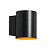 Настенный светильник Zumaline Sola wl round black-gold 91061