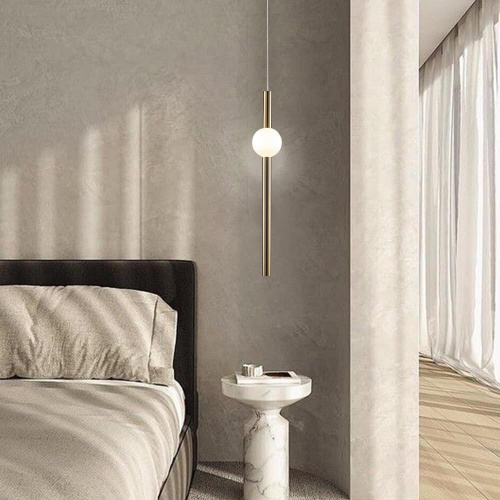 Подвесной светодиодный светильник Lumien Hall Greniya LH8023/1PA-GD-WT Подвесной светодиодный светильник Lumien Hall Greniya LH8023/1PA-GD-WT