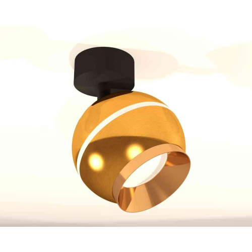 Комплект накладного светильника Ambrella light Techno Spot XM1105002 PYG/SBK золото желтое полированное/черный песок (A2210,C1105,N7034) Комплект накладного светильника Ambrella light Techno Spot XM1105002 PYG/SBK золото желтое полированное/черный песок (A2210,C1105,N7034)