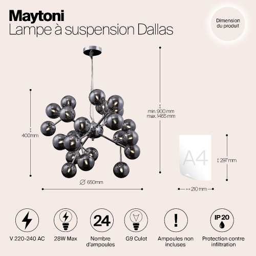 Подвесной светильник Maytoni MOD545PL-24G Подвесной светильник Maytoni MOD545PL-24G