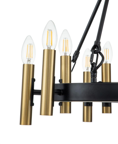 Подвесная люстра Indigo Cero 13009/9P Black V000207 Подвесная люстра Indigo Cero 13009/9P Black V000207