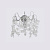 Настенный светильник Crystal Lux Tenerife AP2 Silver