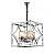 Подвесная люстра Lumina Deco Quadrato LDP 1223-4 CHR