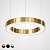 Люстра Light Ring Horizontal D50 Золото By Imperiumloft