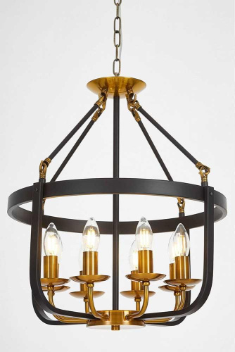 Подвесная люстра Lumina Deco Berling LDP 8024-8 BK+MD Подвесная люстра Lumina Deco Berling LDP 8024-8 BK+MD