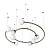 Подвесная люстра Loft IT Infinite 10155/800 Gold