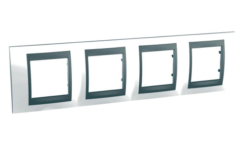 Рамка 4-постовая Schneider Electric Unica Top MGU66.008.292 Рамка 4-постовая Schneider Electric Unica Top MGU66.008.292