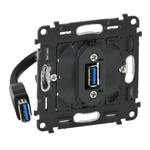 Розетка USB Legrand Valena Мех In Matic 753082 Розетка USB Legrand Valena Мех In Matic 753082