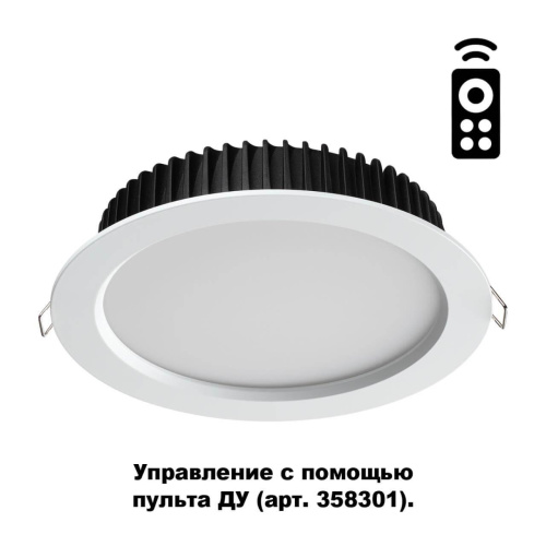 Встраиваемый светодиодный светильник Novotech Drum Spot 358302 Встраиваемый светодиодный светильник Novotech Drum Spot 358302