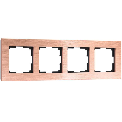 Рамка Werkel Aluminium на 4 поста бронза W0041712 4690389182907 Рамка Werkel Aluminium на 4 поста бронза W0041712 4690389182907
