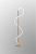 Торшер Arte Lamp Klimt A2850PN-35PB