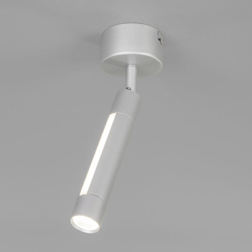 Светодиодный спот Eurosvet Strong 20084/1 LED серебро Светодиодный спот Eurosvet Strong 20084/1 LED серебро