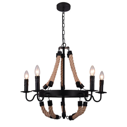 Подвесная люстра Arte Lamp Marsiglia A8956LM-5BK Подвесная люстра Arte Lamp Marsiglia A8956LM-5BK