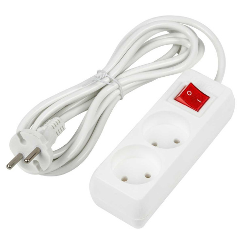 Удлинитель Uniel Ultra 2гн х 3м б/з S-CU2-3B White UL-00009992 Удлинитель Uniel Ultra 2гн х 3м б/з S-CU2-3B White UL-00009992
