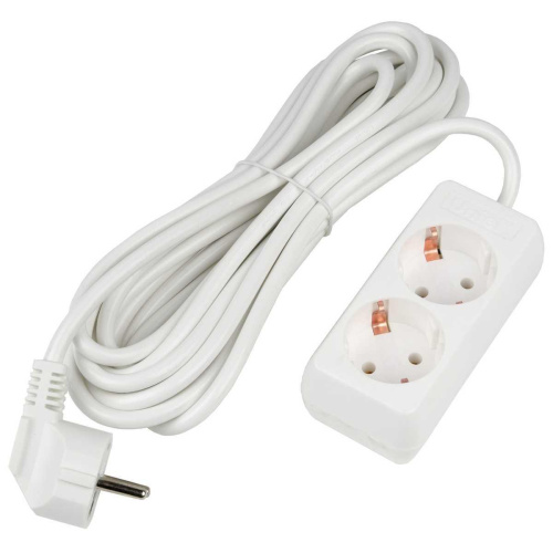Удлинитель Uniel Ultra 2гн х 5м с/з S-GCU2-5 White UL-00009999 Удлинитель Uniel Ultra 2гн х 5м с/з S-GCU2-5 White UL-00009999
