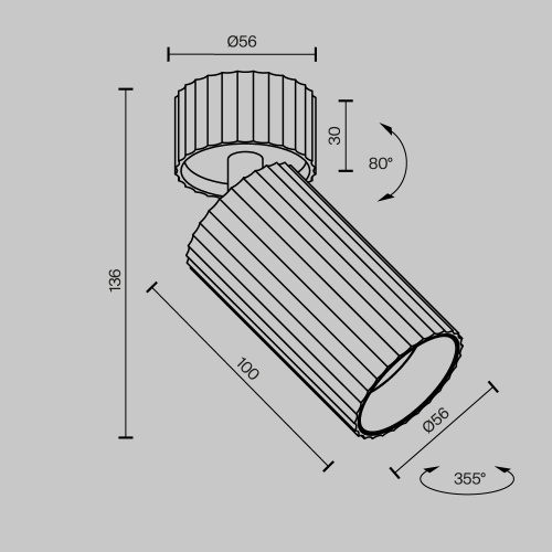 Потолочный светильник Technical C108CL-01-GU10-BS Потолочный светильник Technical C108CL-01-GU10-BS