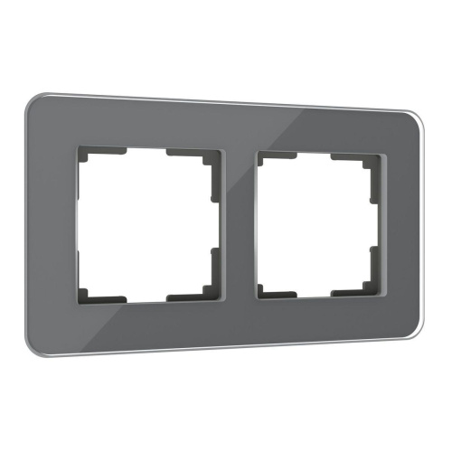 Рамка Werkel Elite на 2 поста графит W0022440 4690389180705 Рамка Werkel Elite на 2 поста графит W0022440 4690389180705