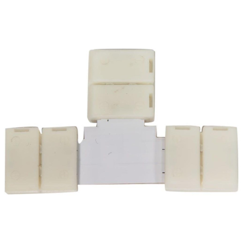 Коннектор T-образный для светодиодной ленты 5050SMD RGB 12V Feron (10 шт) LD189 23136 Коннектор T-образный для светодиодной ленты 5050SMD RGB 12V Feron (10 шт) LD189 23136