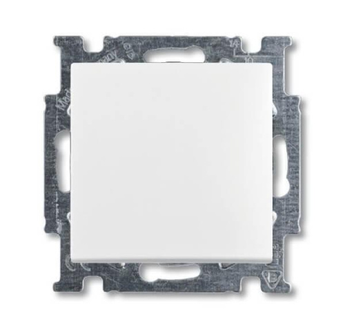 Переключатель одноклавишный ABB Basic55 10A 250V альпийский белый 2CKA001012A2142