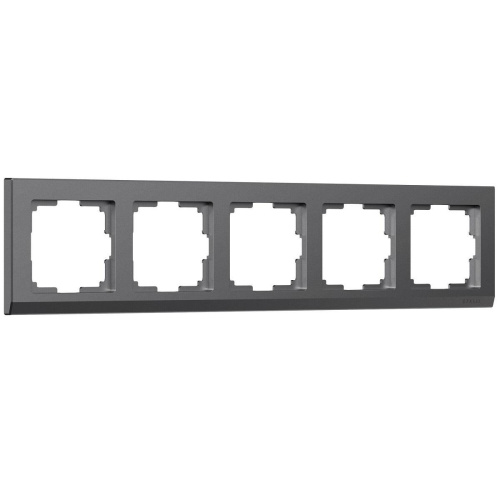 Рамка Werkel Stark на 5 постов графит W0051864 4690389194535 Рамка Werkel Stark на 5 постов графит W0051864 4690389194535